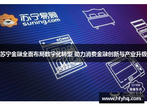 苏宁金融全面布局数字化转型 助力消费金融创新与产业升级